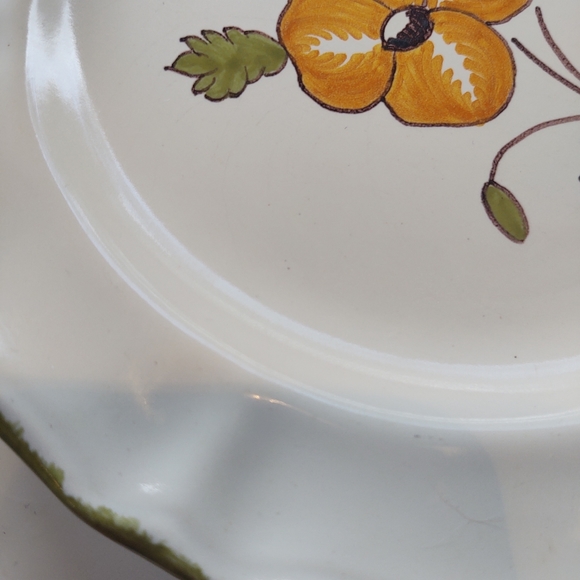 Fait Main Matet Martres, signed plate. French - Picture 7 of 8